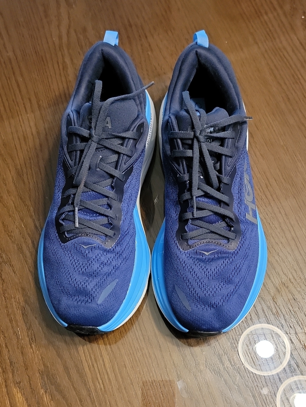 Hoka One One Men's Running Shoes in Navy and Sky Blue